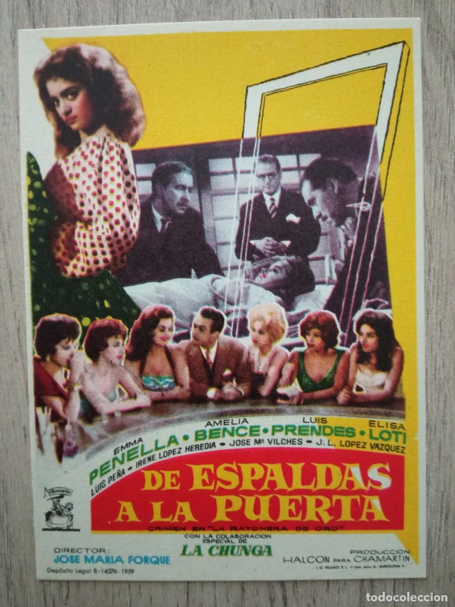 Cine: DE ESPALDAS A LA PUERTA, EMMA PENELLA - Foto 1