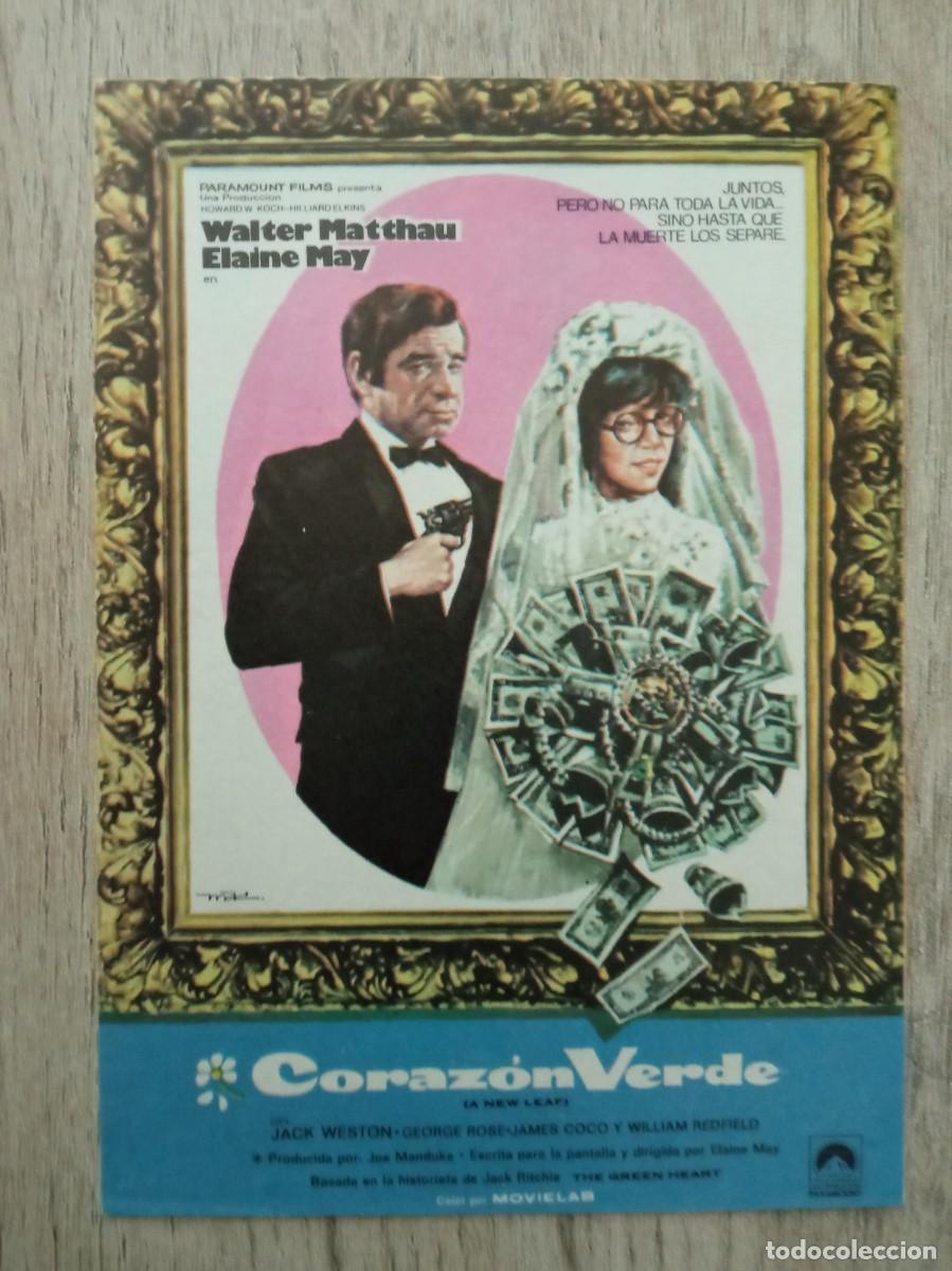 Cine: CORAZ&Oacute;N VERDE, WALTER MATTHAU - Foto 1