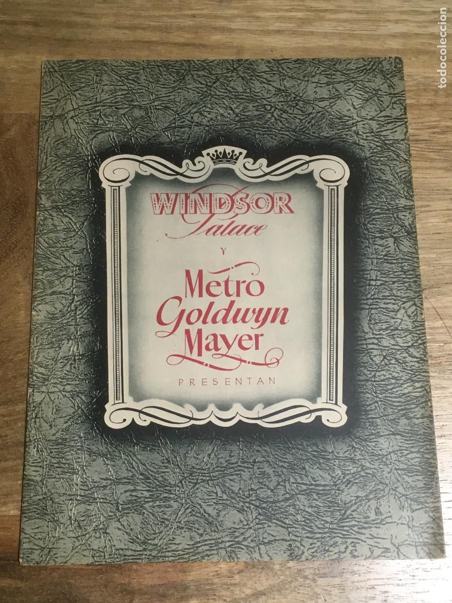 Cine: lo que el viento se llevo folleto de mano librito original estreno cine windsor barcelona