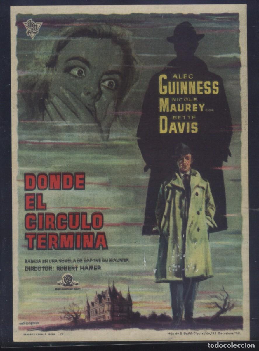 Cine: Q-09335- DONDE EL CIRCULO TERMINA (The Scapegoat) (GRAN TEATRO CINEMA - CARAVACA) Alec Guinness