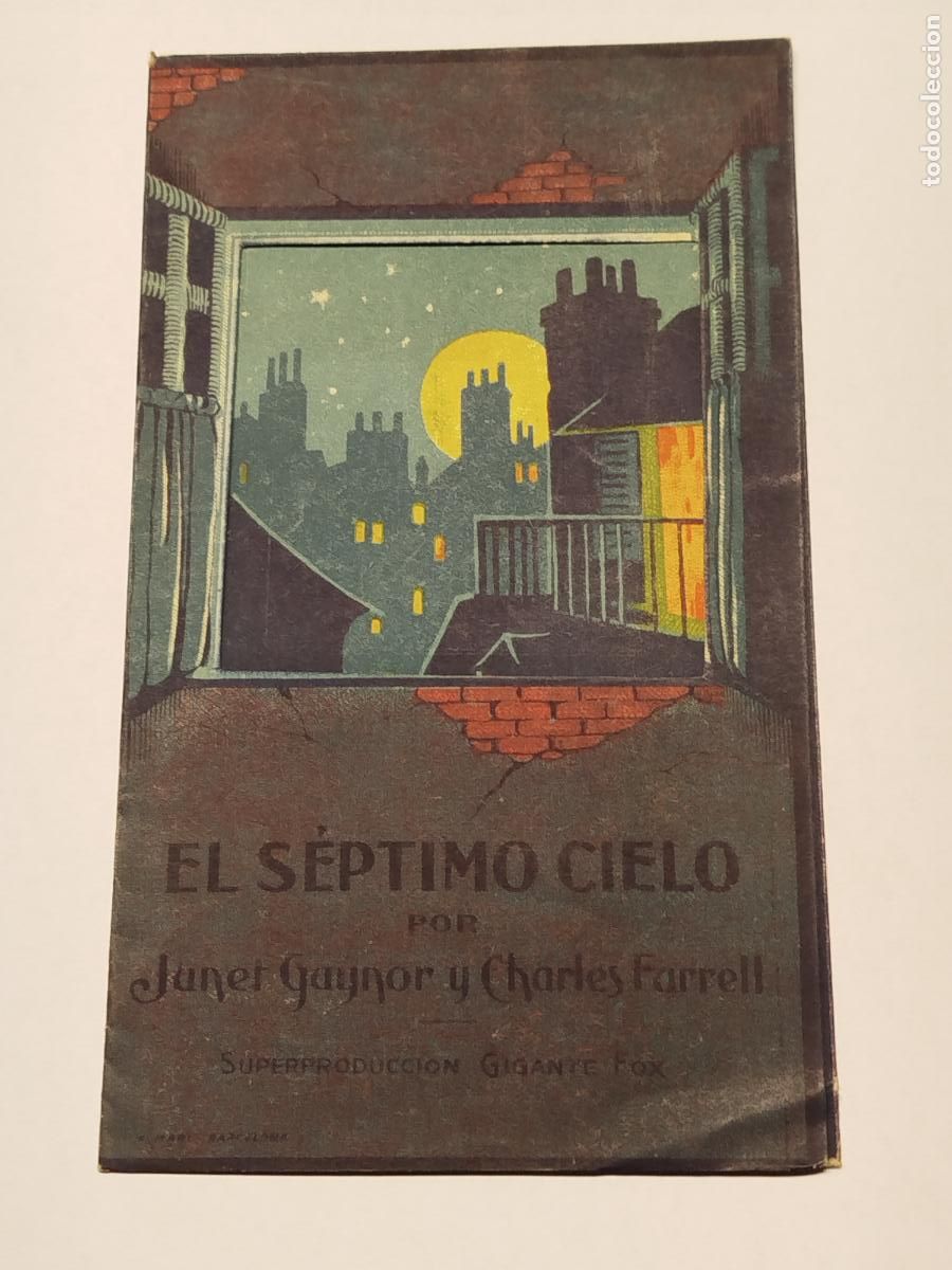 Cine: EL SEPTIMO CIELO PROGRAMA DE CINE 1928 - Foto 1
