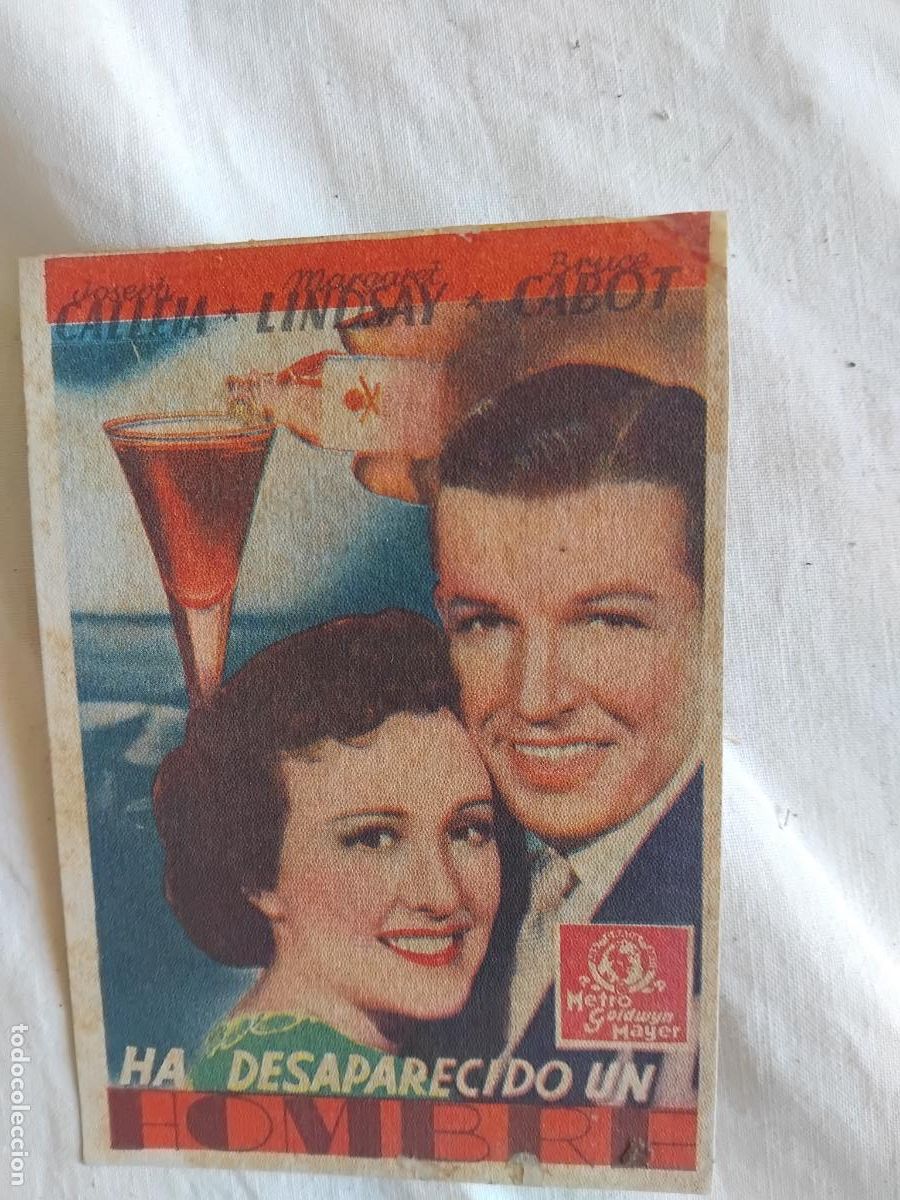 Cine: PROGRAMA DE CINE CARTON HA DESAPARECIDO UN HOMBRE