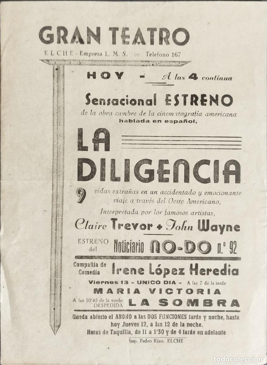 Cine: programa de teatro Gran teatro Elche - Foto 1