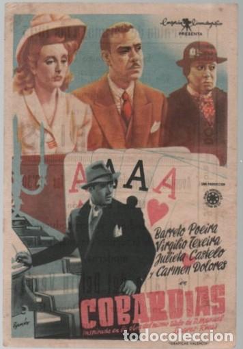 Cine: PROGRAMA DE CINE: COBARDIAS PC-11163 - Foto 1