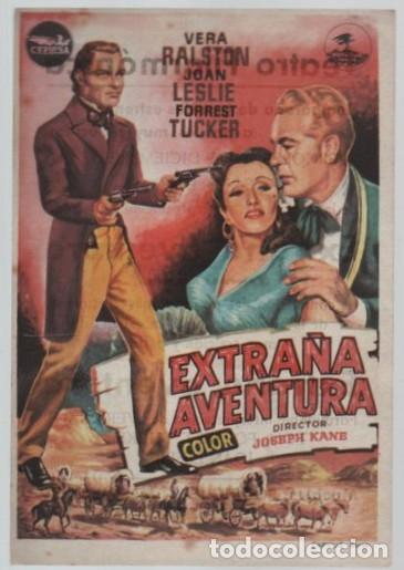 Cine: PROGRAMA DE CINE: EXTRA&Ntilde;A AVENTURA PC-11164 - Foto 1