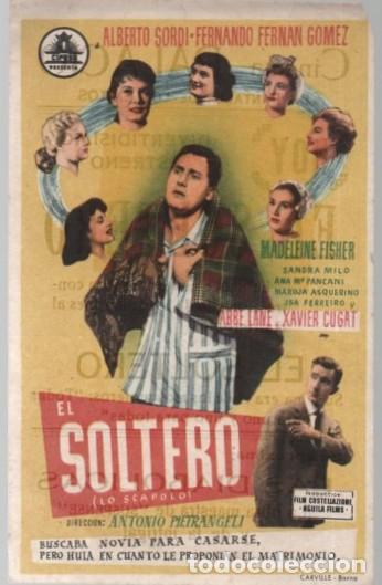 Cine: PROGRAMA DE CINE: EL SOLTERO (LO SCAPOLO) PC-11167