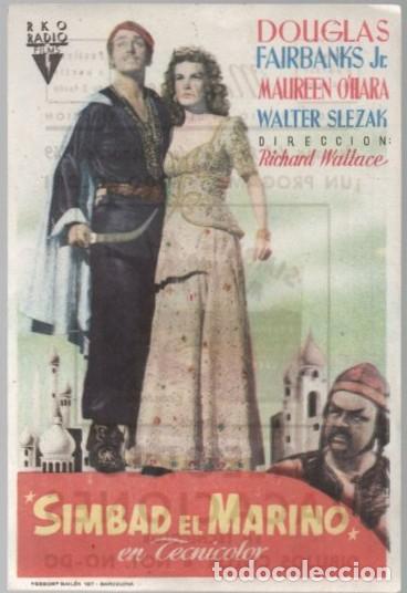 Cine: PROGRAMA DE CINE: SIMBAD EL MARINO PC-11179 - Foto 1