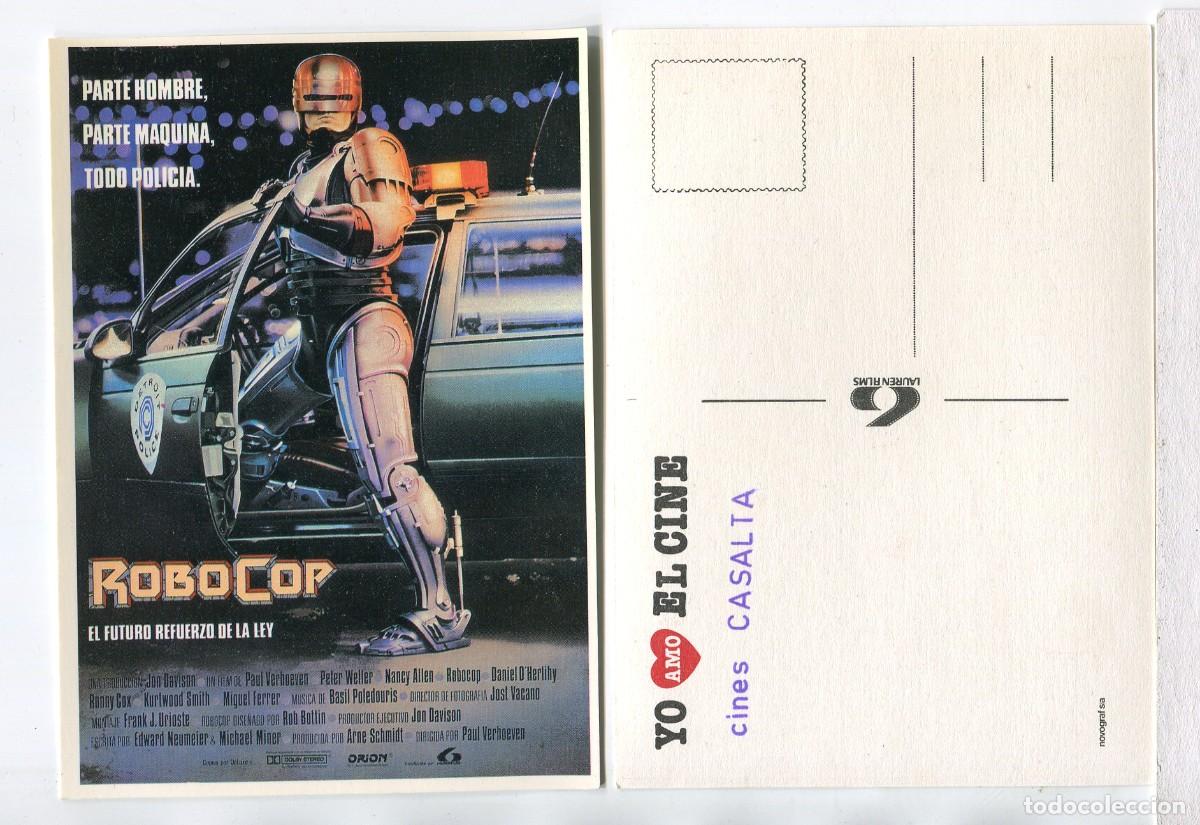 Cine: ROBOCOP, EL FUTURO, REFUERZO DE LA LEY. POSTAL. - Foto 1
