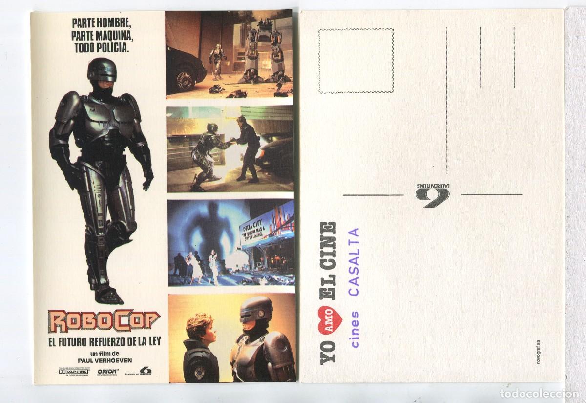Cine: ROBOCOP, EL FUTURO, REFUERZO DE LA LEY. POSTAL. - Foto 1