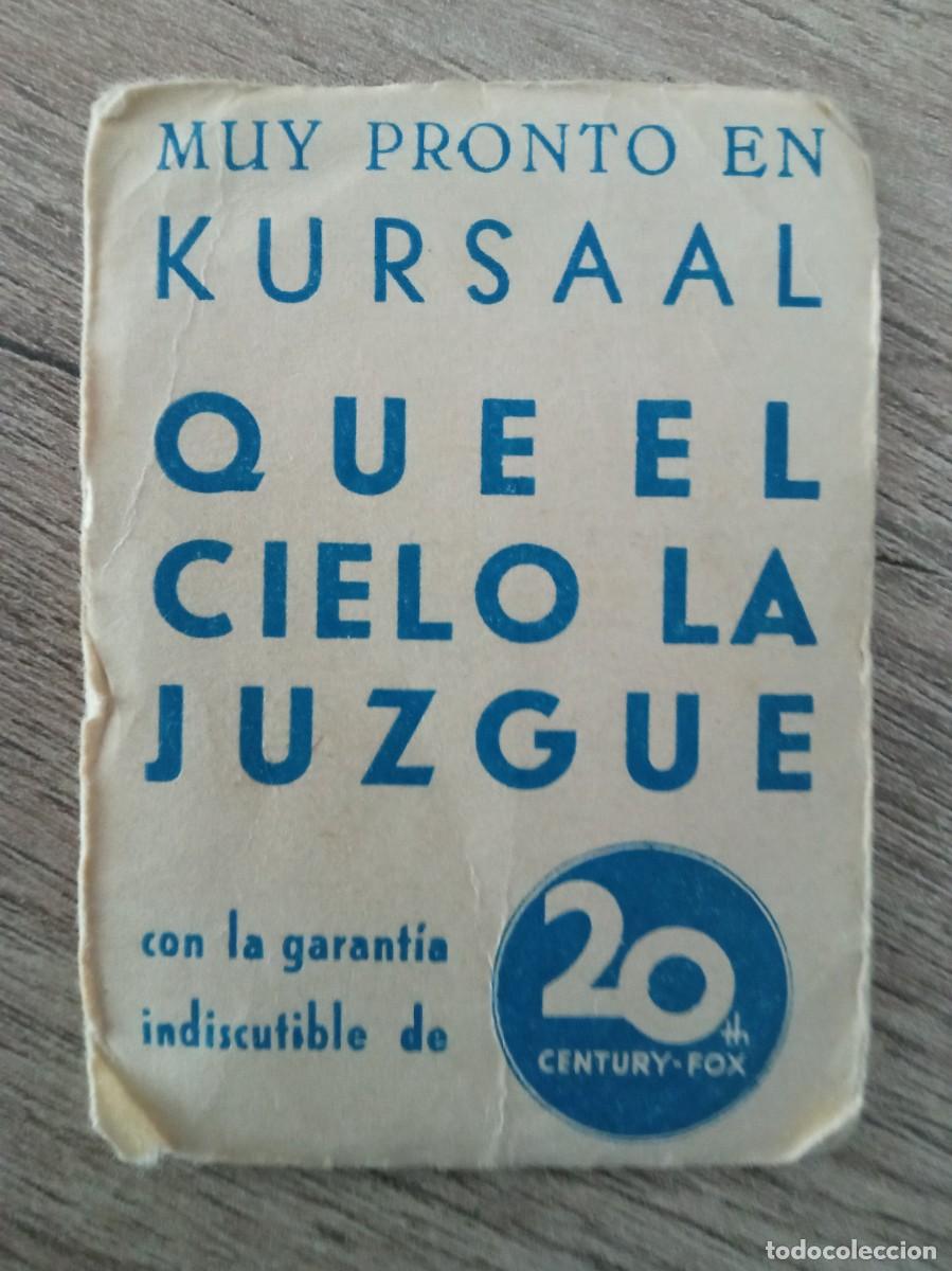 Cine: QUE EL CIELO LA JUZGUE, KURSAAL - Foto 2