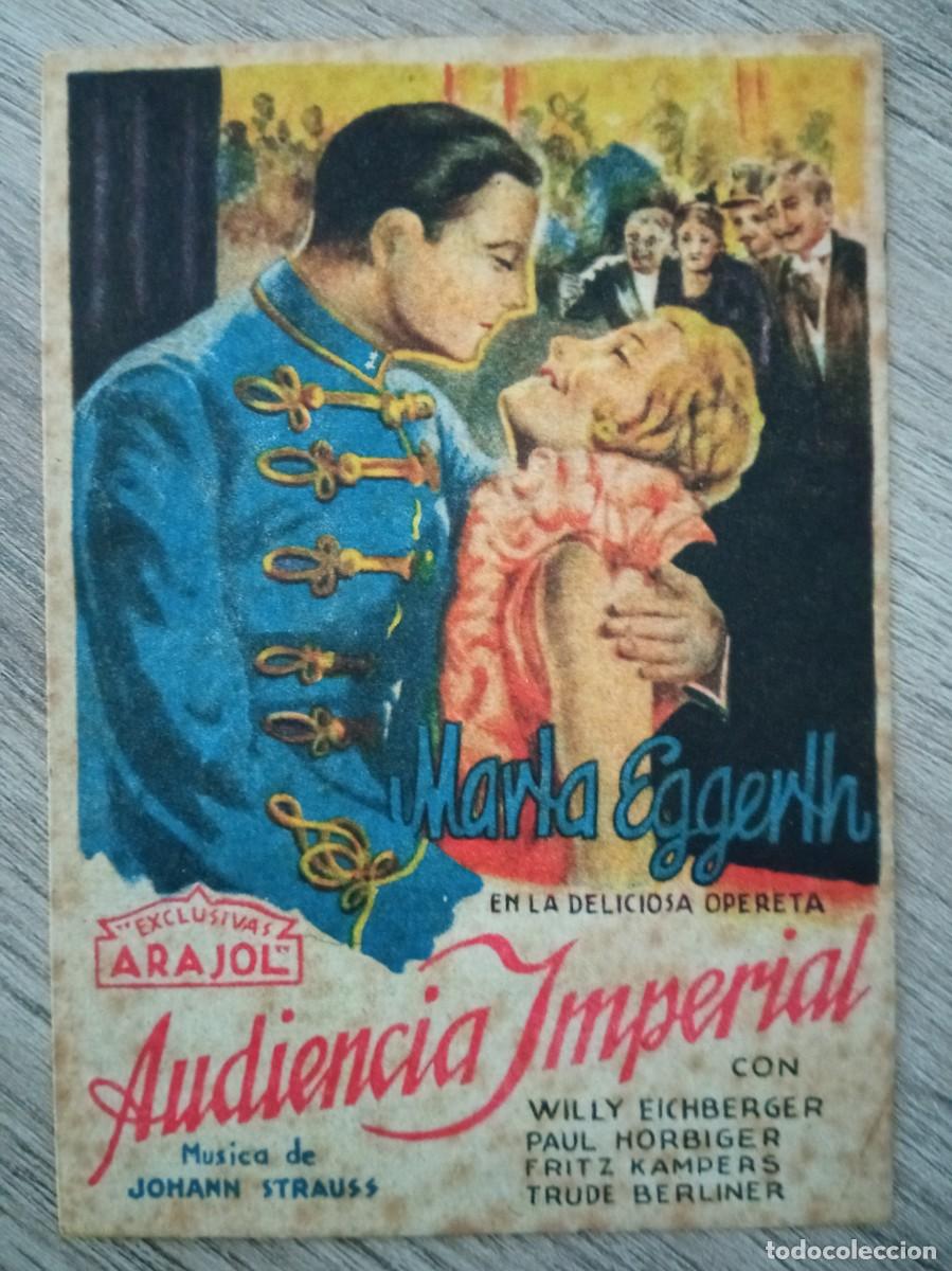 Cine: AUDIENCIA IMPERIAL, MARTA EGGERTH, ARAJOL - Foto 1