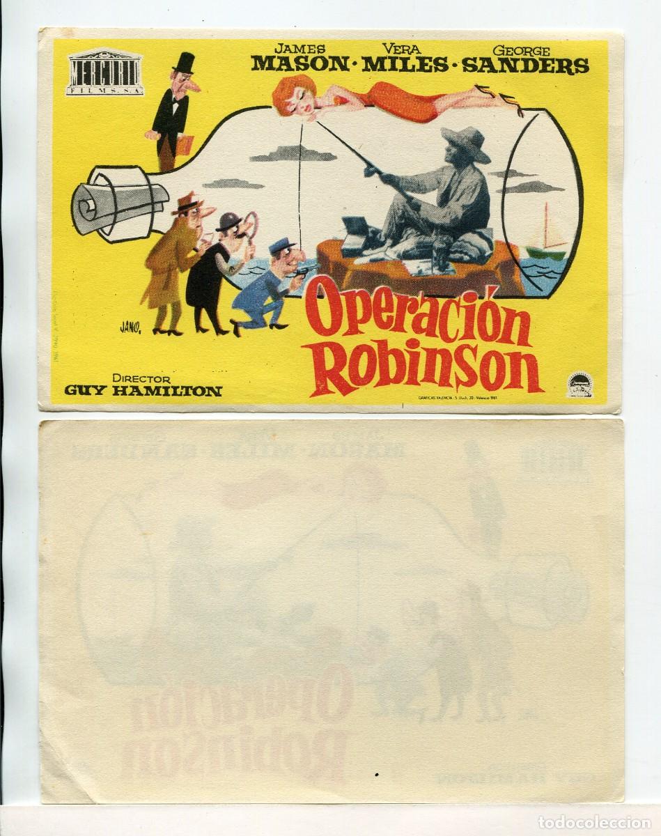 Cine: OPERACI&Oacute;N ROBINSON, con James Mason. - Foto 1
