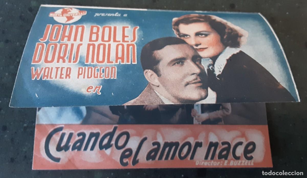 Cine: Cuando el amor nace, programa peque&ntilde;o Universal muy raro - Foto 1