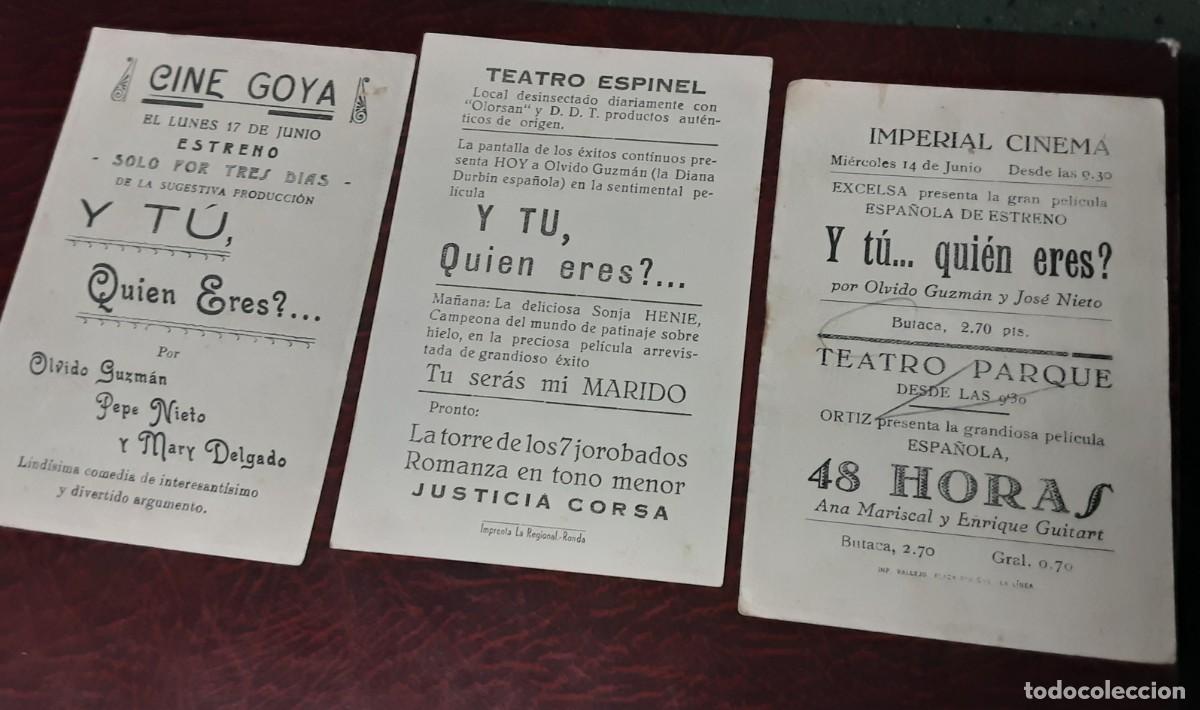 Cine: Y t&uacute;, qui&eacute;n eres?... Olvid&oacute; Guzm&aacute;n Los 3 programas - Foto 2