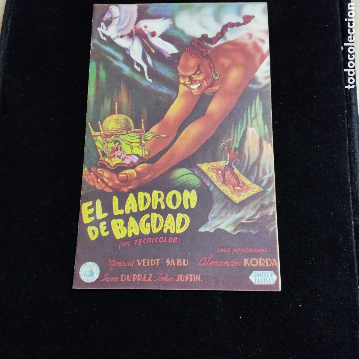 Cine: Programa de cine, doble. El Ladr&oacute;n de Bagdad. Veidt Sabu. June Duprez. Cines Ateneo San Justo.