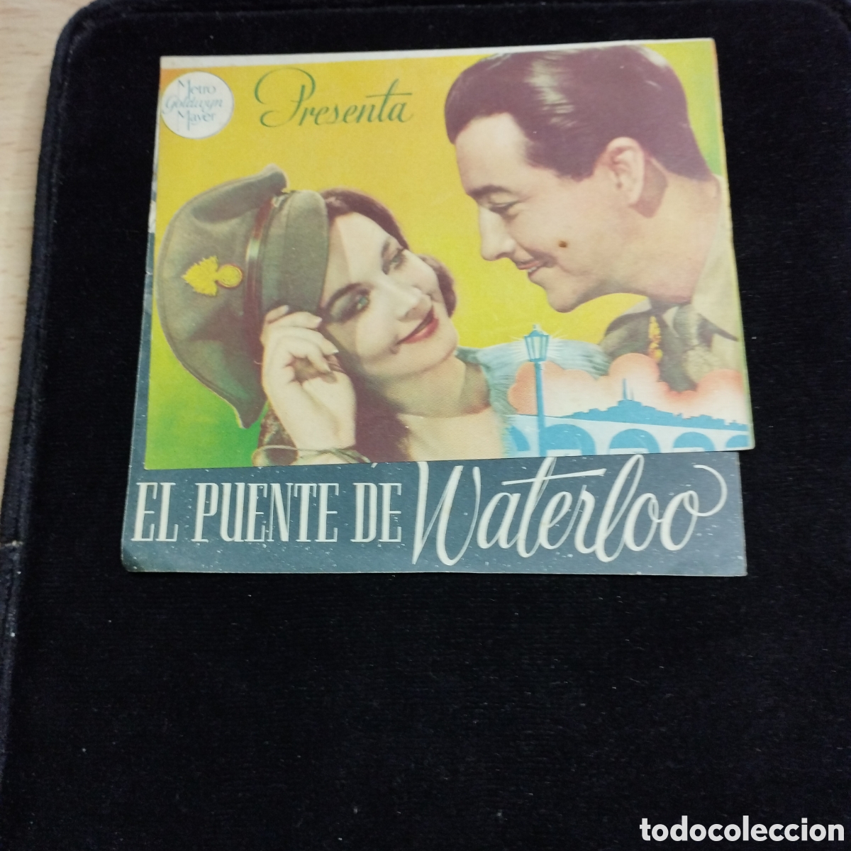 Cine: Programa de cine,doble. El puente de Waterloo. Vivien Leich. Robert Taylor. Sp - Foto 1