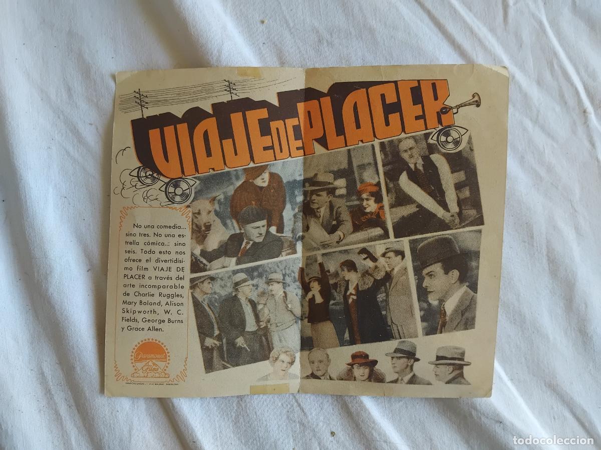 Cine: PROGRAMA DE CINE DOBLE VIAJE DE PLACER. - Foto 2