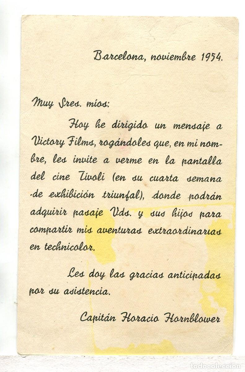 Cine: EL HIDALGO DE LOS MARES, con Gregory Peck. - Foto 2