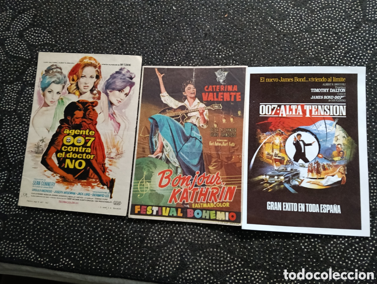 Cine: Lote de 3 programas de cine, programa de mano usados - Foto 1