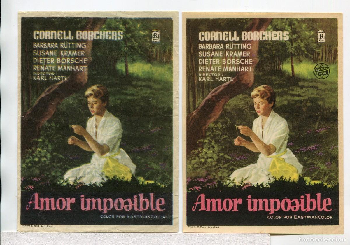Cine: AMOR IMPOSIBLE, con Cornell Borchers. - Foto 1