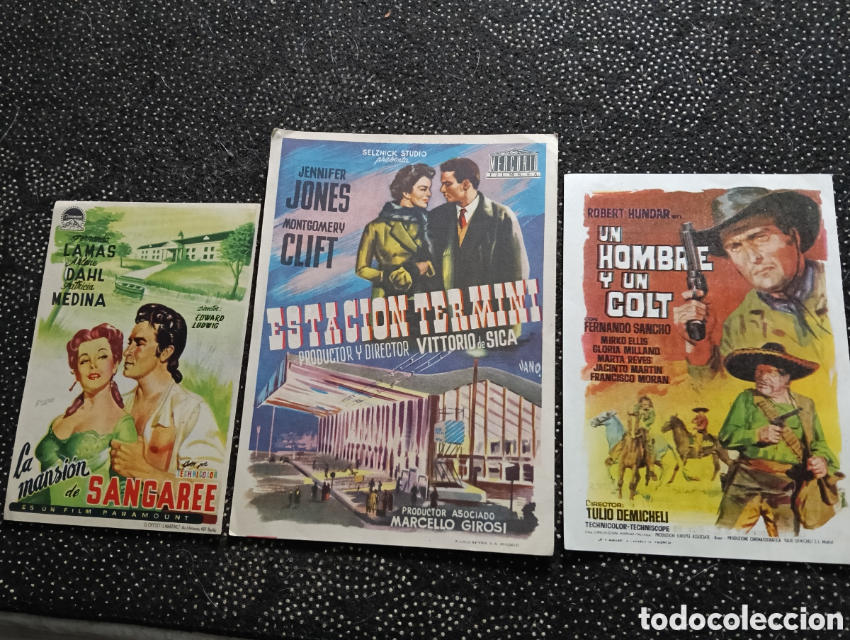 Cine: Lote de 3 programas de cine, programa de mano usados - Foto 1