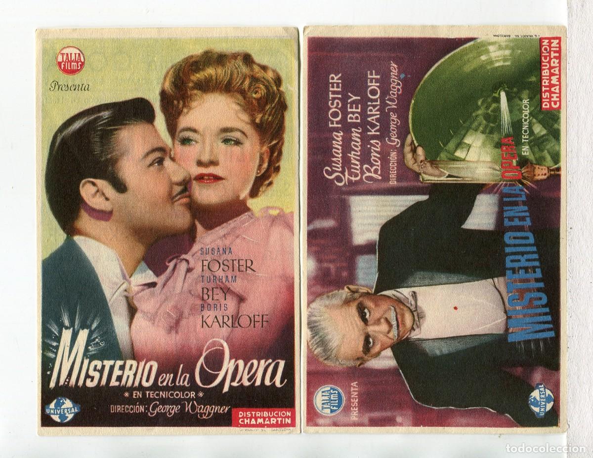 Cine: MISTERIO EN LA &Oacute;PERA, con Boris Karloff. - Foto 1