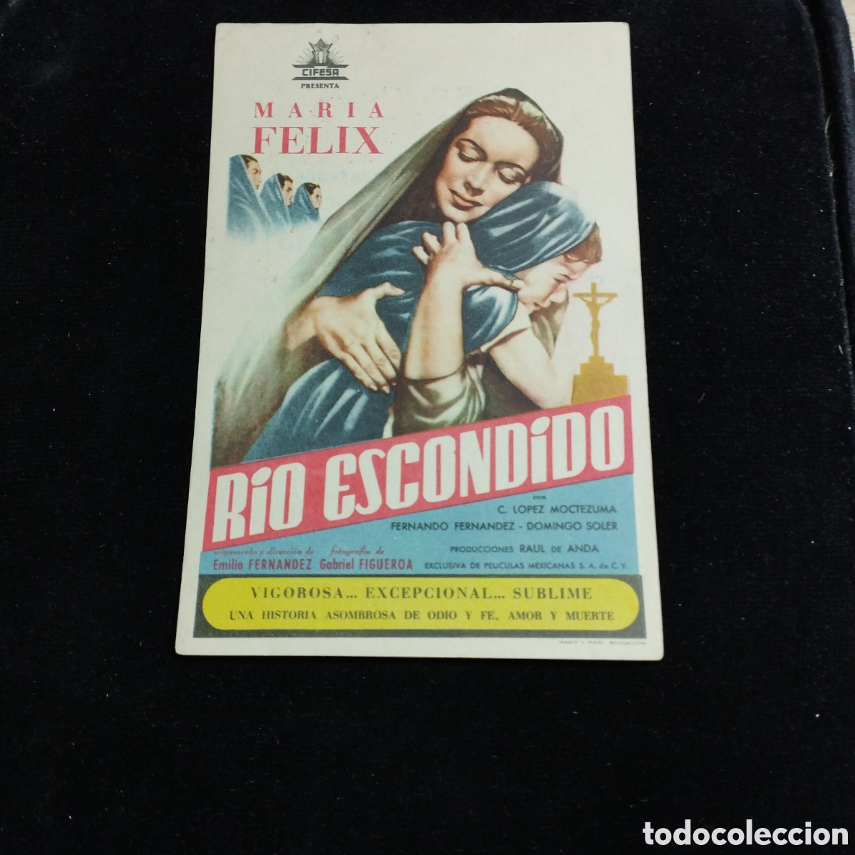 Cine: Programa de cine, sencillo. Rio Escondido. Mar&iacute;a F&eacute;lix.
