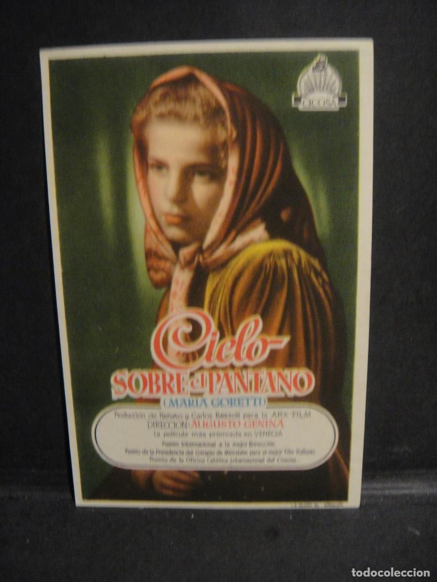 Cine: cielo sobre el pantano , folleto de mano sin publicidad