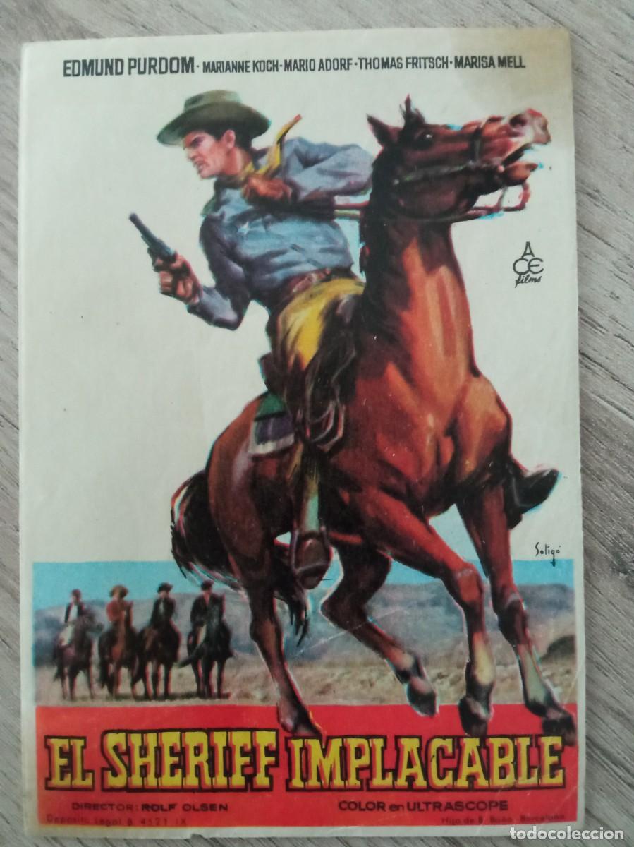Cine: EL SHERIFF IMPLACABLE, EDMUND PURDOM, SOLIG&Oacute; - Foto 1