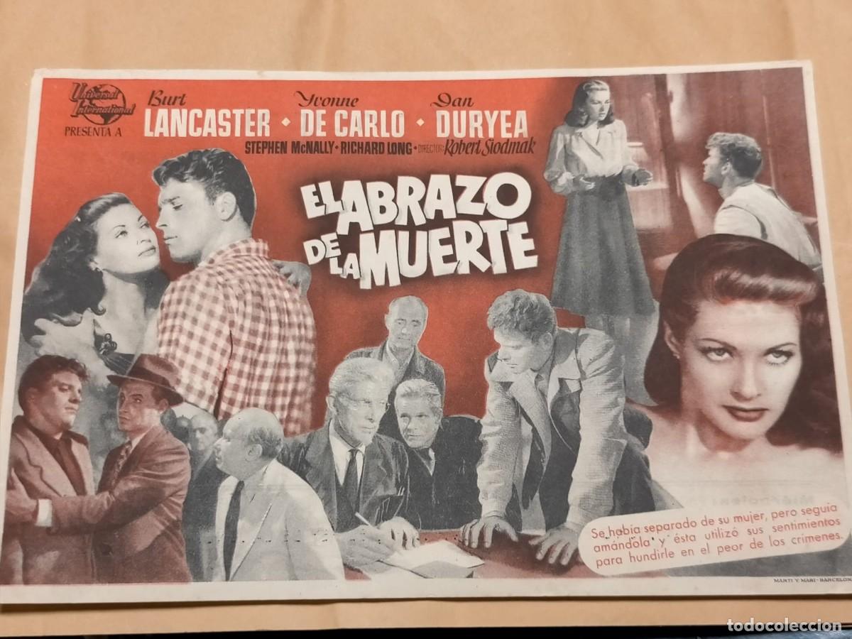 Cine: EL ABRAZO DE LA MUERTE PROGRAMA DE CINE A&Ntilde;OS 40 - Foto 1