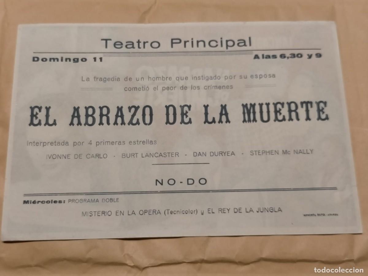 Cine: EL ABRAZO DE LA MUERTE PROGRAMA DE CINE A&Ntilde;OS 40 - Foto 2