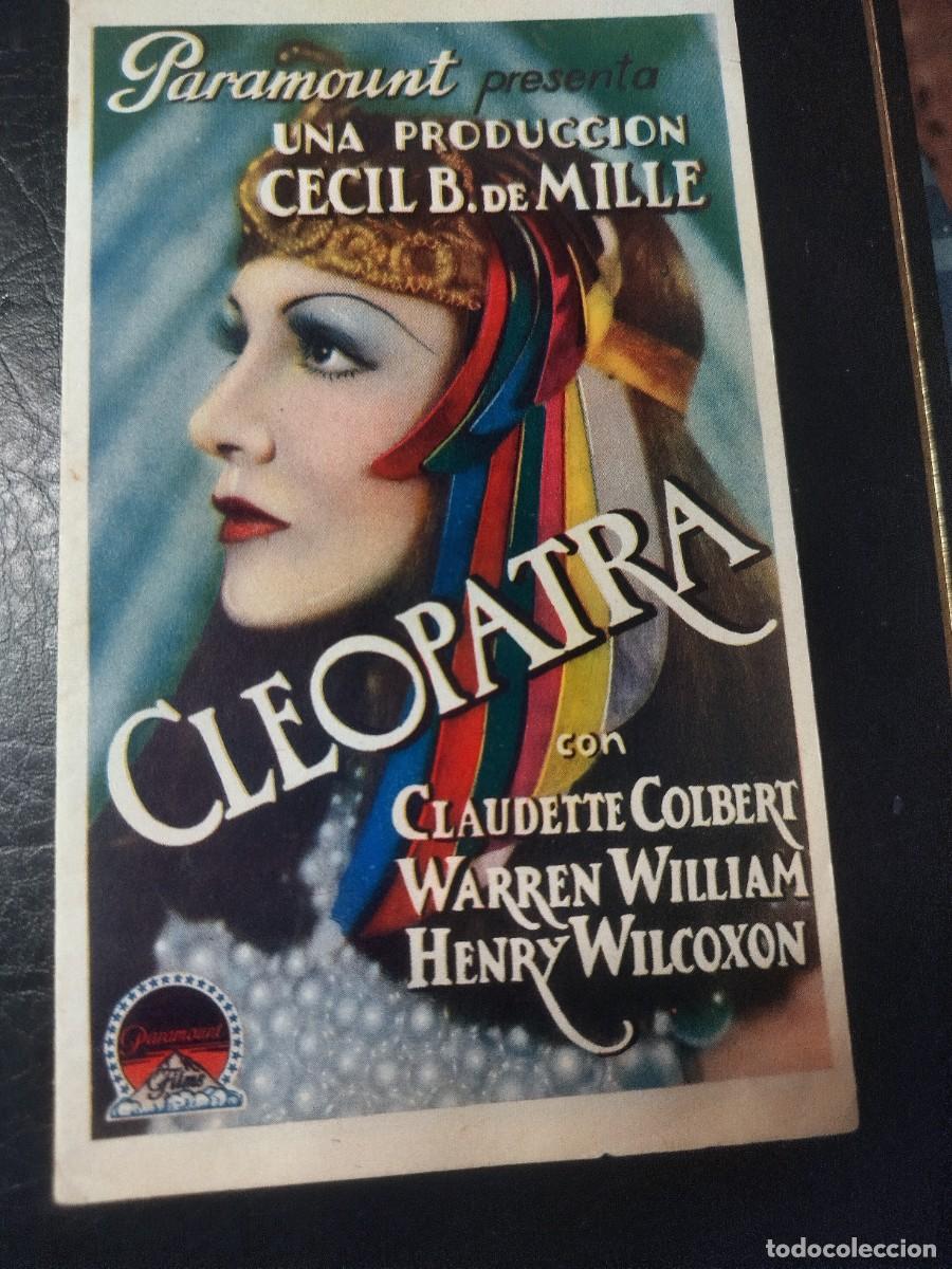 Cine: CLEOPATRA DE CECIL B. DE MILLE