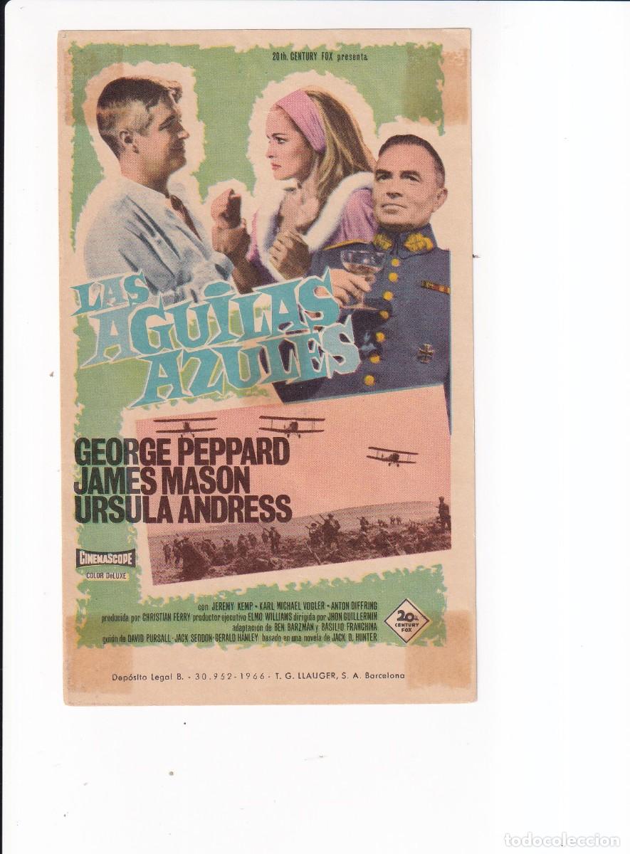 Cine: LAS AGUILAS AZULES : GEORGE PEPPARD - Foto 1