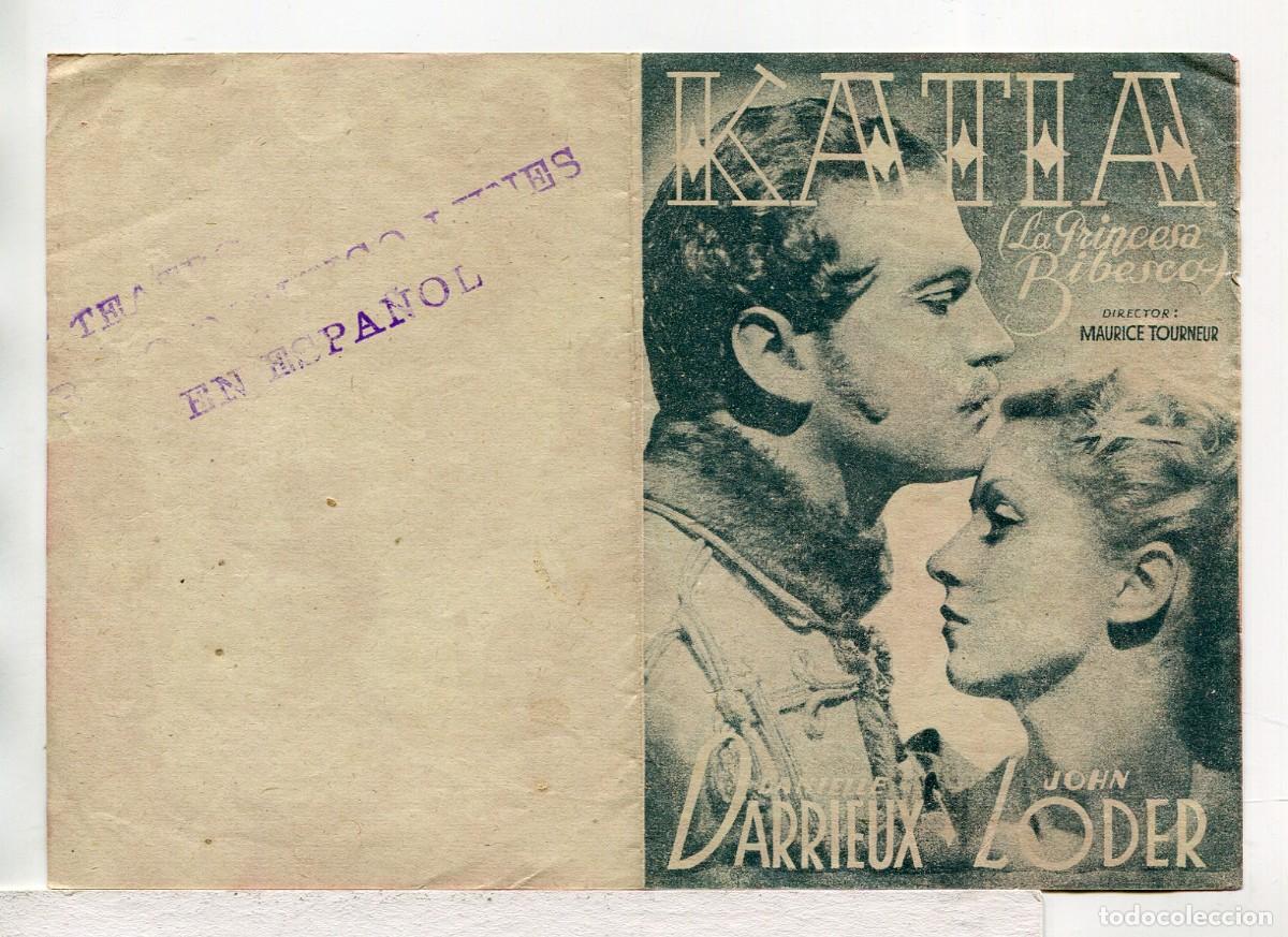 Cine: KATIA, con Danielle Darrieux. - Foto 1