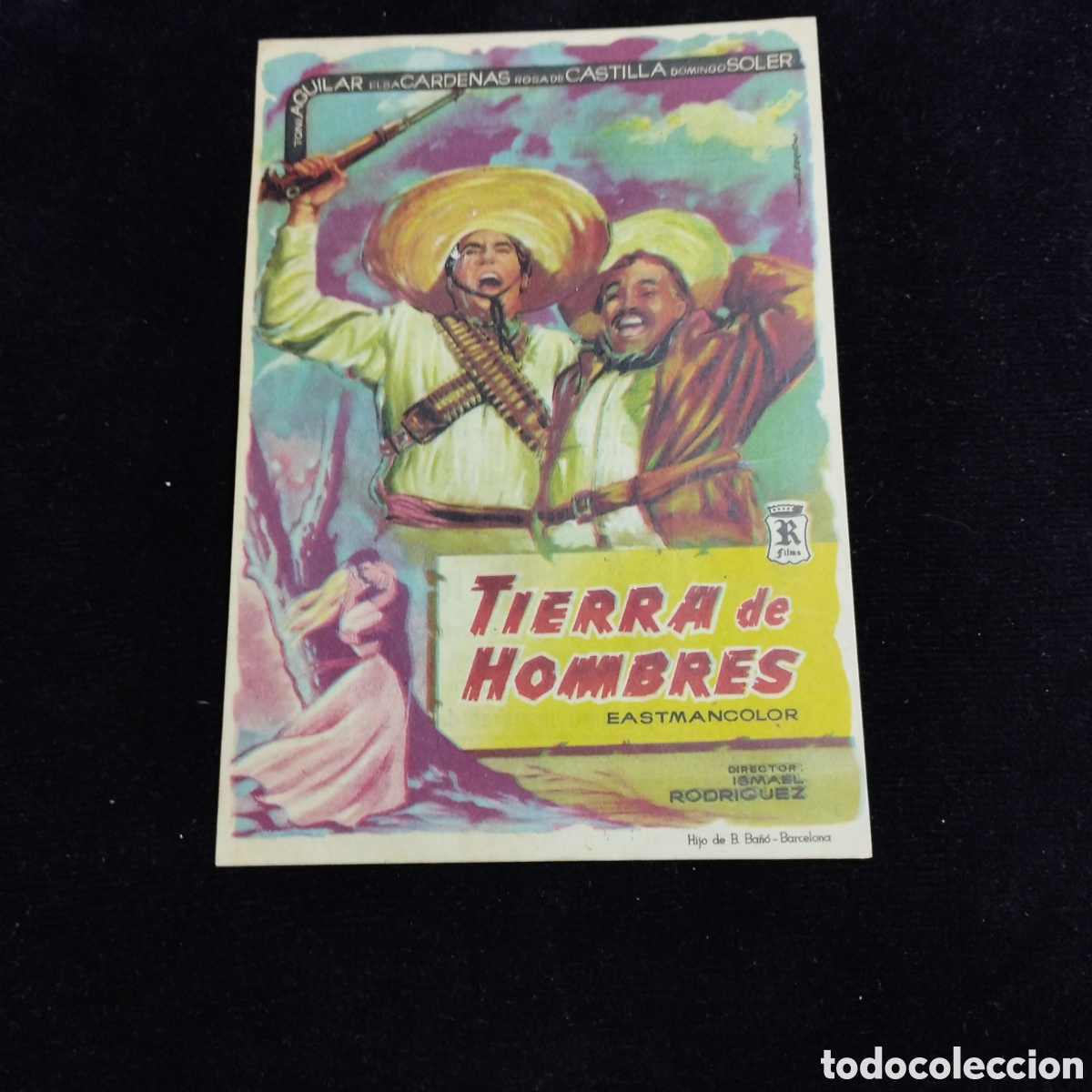 Cine: Programa de cine, sencillo. Tierra de hombres. Toni Aguilar. Elisa C&aacute;rdenas. Las Arenas