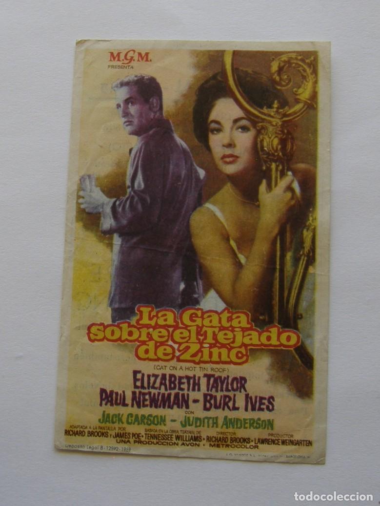 Cine: PROGRAMA DE CINE LA GATA SOBRE EL TEJADO DE ZINC - Foto 1
