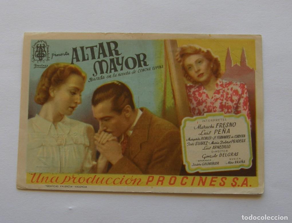 Cine: PROGRAMA DE CINE ALTAR MAYOR - Foto 1