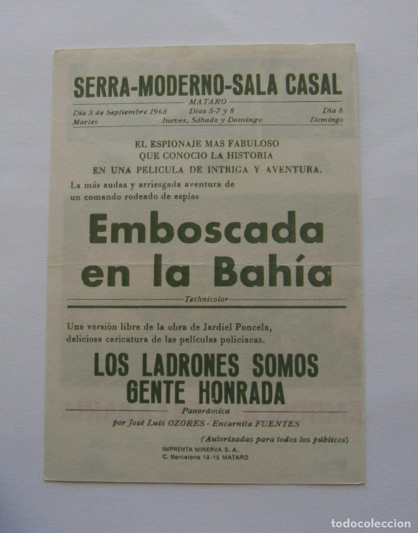 Cine: PROGRAMA DE CINE EMBOSCADA EN LA BAHIA - Foto 2
