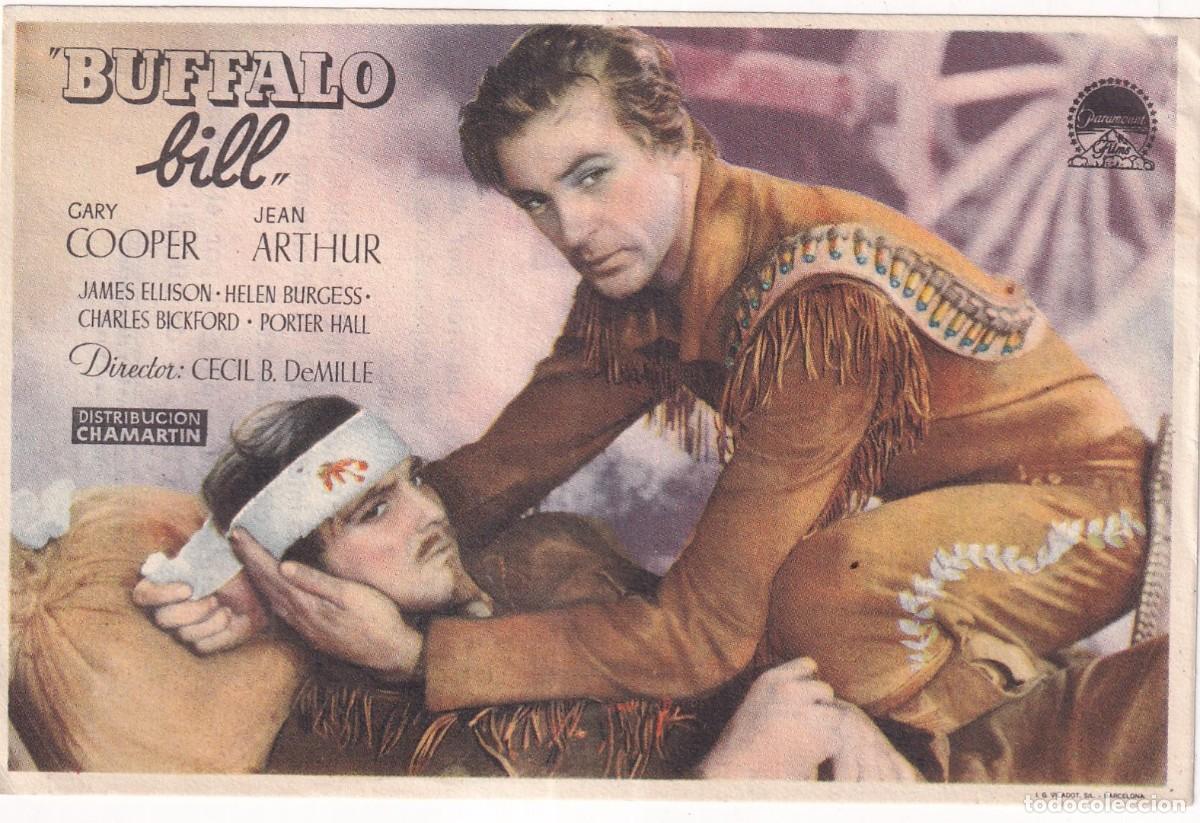 Cine: Programa cine Buffalo Bill Cine Cervantes. Santander. 1946 - Foto 1