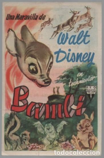 Cine: PROGRAMA DE CINE: BAMBI PC-11207