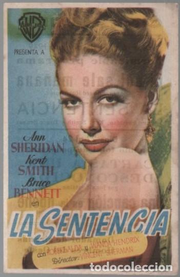 Cine: PROGRAMA DE CINE: LA SENTENCIA PC-11214