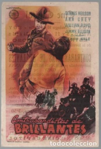 Cine: PROGRAMA DE CINE: CONTRABANDISTAS DE BRILLANTES PC-11222