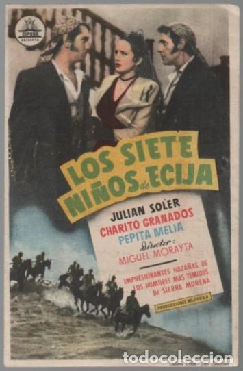 Cine: PROGRAMA DE CINE: LOS SIETE NI&Ntilde;OS DE ECIJA PC-11225