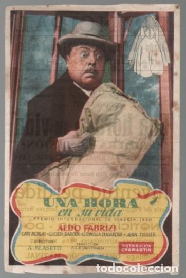 Cine: PROGRAMA DE CINE: UNA HORA EN SU VIDA PC-11227