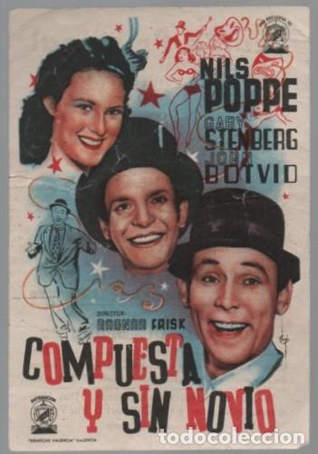 Cine: PROGRAMA DE CINE: COMPUESTA Y SIN NOVIO PC-11228