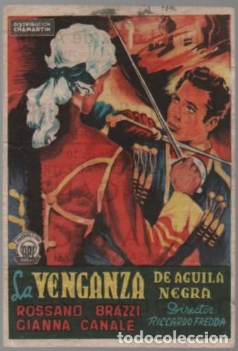 Cine: PROGRAMA DE CINE: LA VENGANZA DE AGUILA NEGRA PC-11229