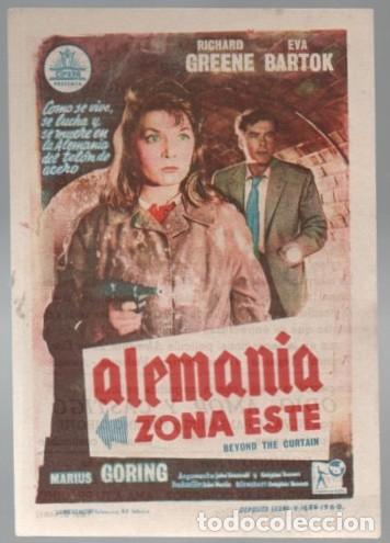 Cine: PROGRAMA DE CINE: ALEMANIA ZONA ESTE PC-11230 - Foto 1
