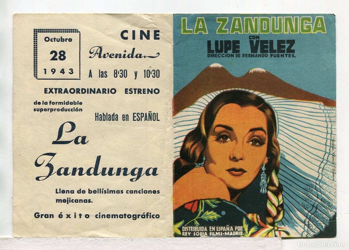 Cine: LA ZANDUNGA, con Lupe V&eacute;lez. - Foto 1