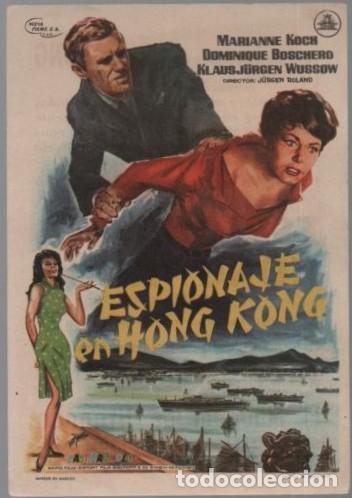 Cine: PROGRAMA DE CINE: ESPIONAJE EN HONG KONG PC-11233
