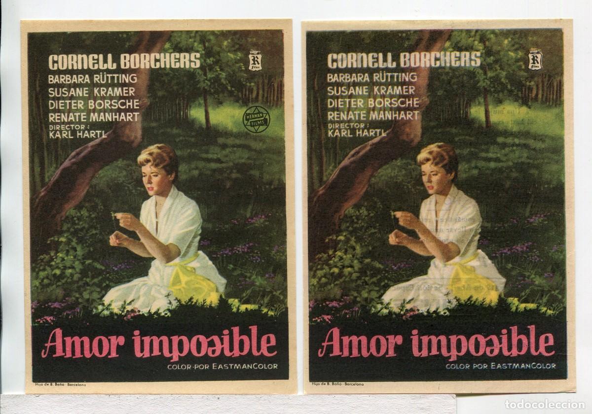 Cine: AMOR IMPOSIBLE, con Cornell Borchers. - Foto 1